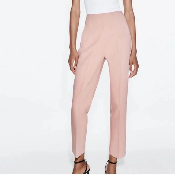 - ZARA NWT pink pants XS - Picture 3 of 5